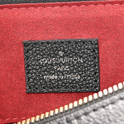 Louis Vuitton Empreinte Monogram Giant Speedy Bandouliere 25 Black Beige 6 of 9