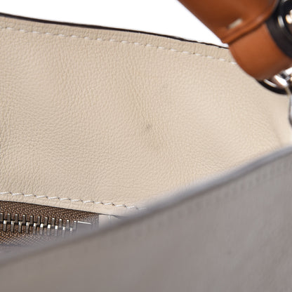 Louis Vuitton Veau Soie Calfskin Parnassea Bagatelle Hobo Blanc Casse 11 of 16