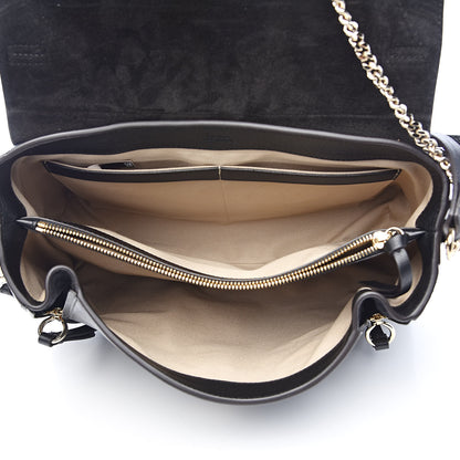 Chloe Calfskin Medium Faye Day Shoulder Bag Black 5 of 13