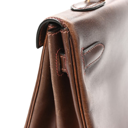 Hermes Box Kelly Retourne 35 Havane 13 of 13