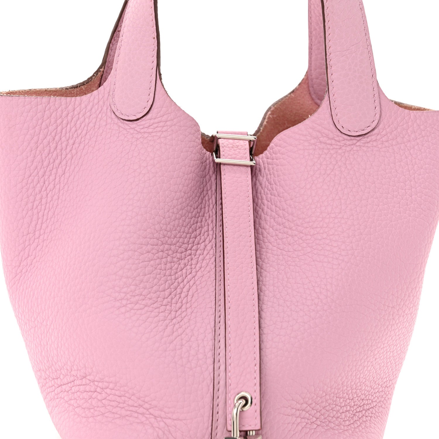 Hermes Taurillon Clemence Picotin Lock 18 PM Mauve Sylvestre 8 of 13