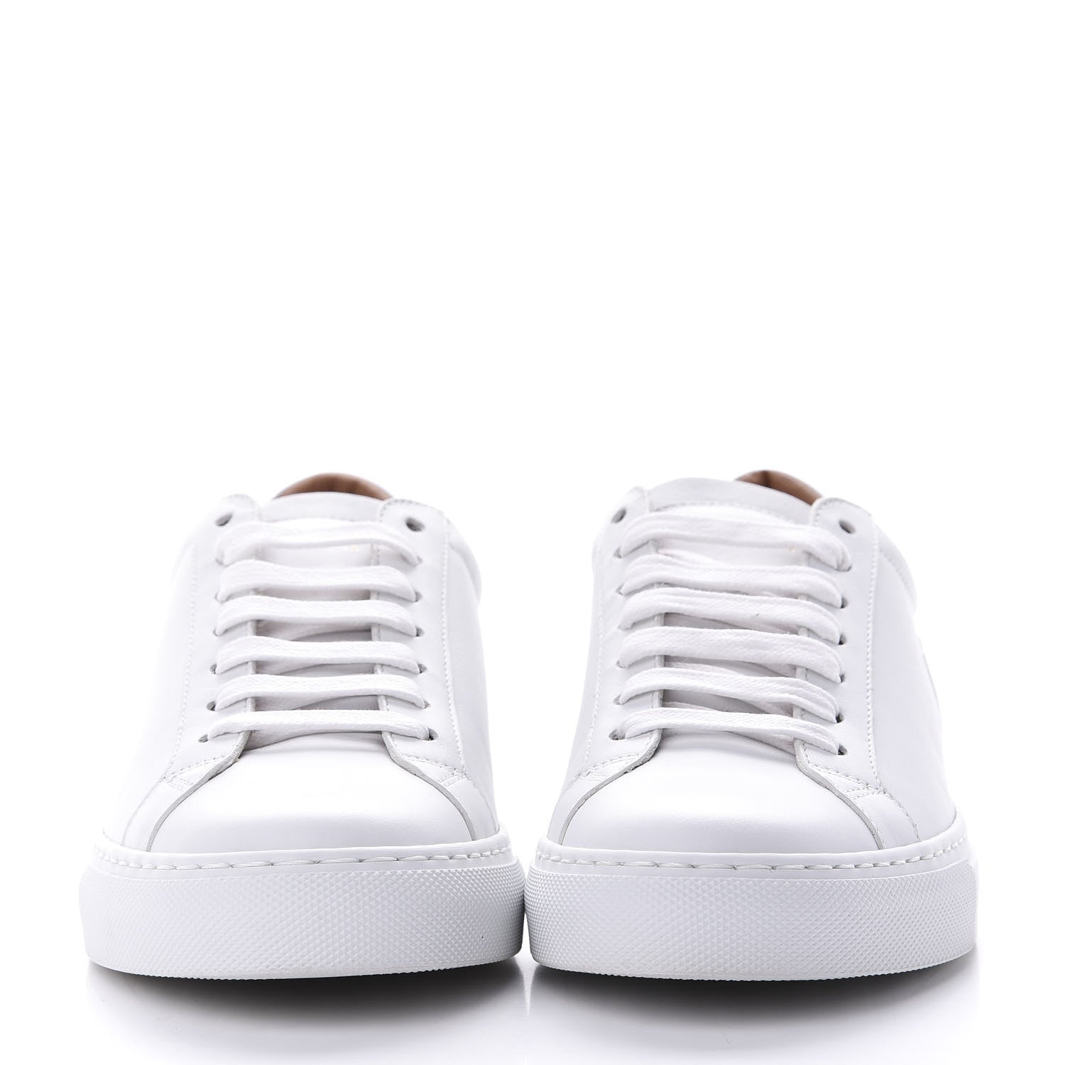 Givenchy Calfskin Reverse Logo Womens Urban Street Sneakers 37 White 2 of 8