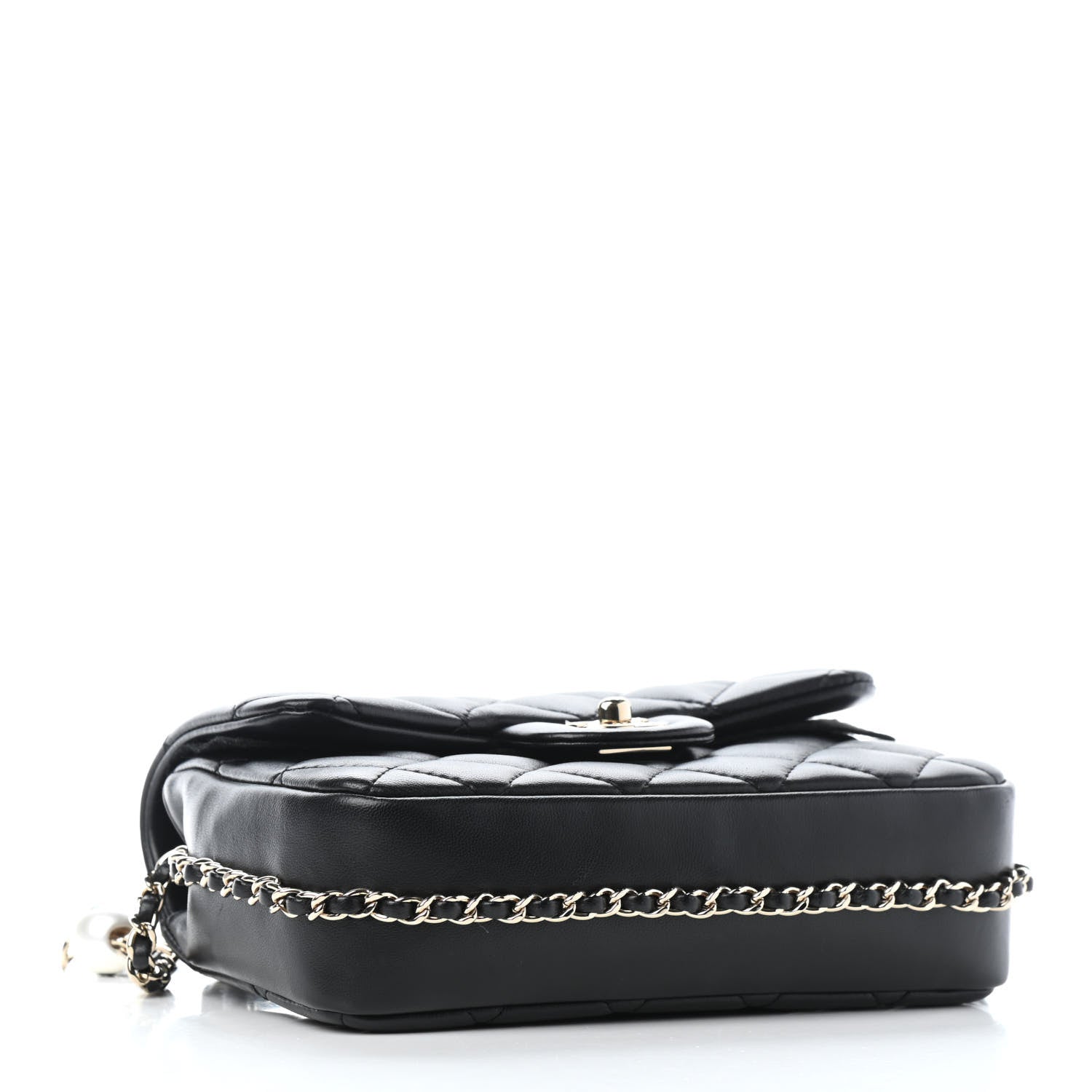 Chanel Lambskin Quilted Small My Precious Flap Black 3 of 5