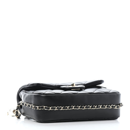 Chanel Lambskin Quilted Small My Precious Flap Black 3 of 5