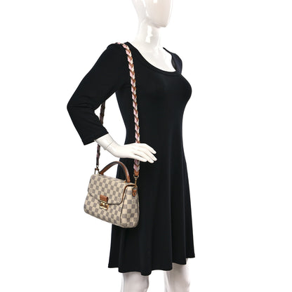 Louis Vuitton Damier Azur Braided Croisette Rose 3 of 11