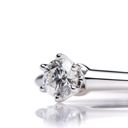 Tiffany Platinum Diamond .32ct Solitaire Engagement Ring 52 6 6 of 7