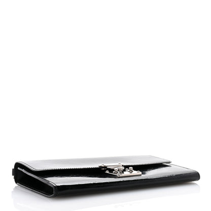 Louis Vuitton Monogram Glace Anouchka Pochette MM Black 4 of 10