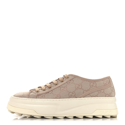 Gucci GG Monogram Womens 1977 Tennis Platform 52mm Sneakers 39 Skin Rose 1 of 8