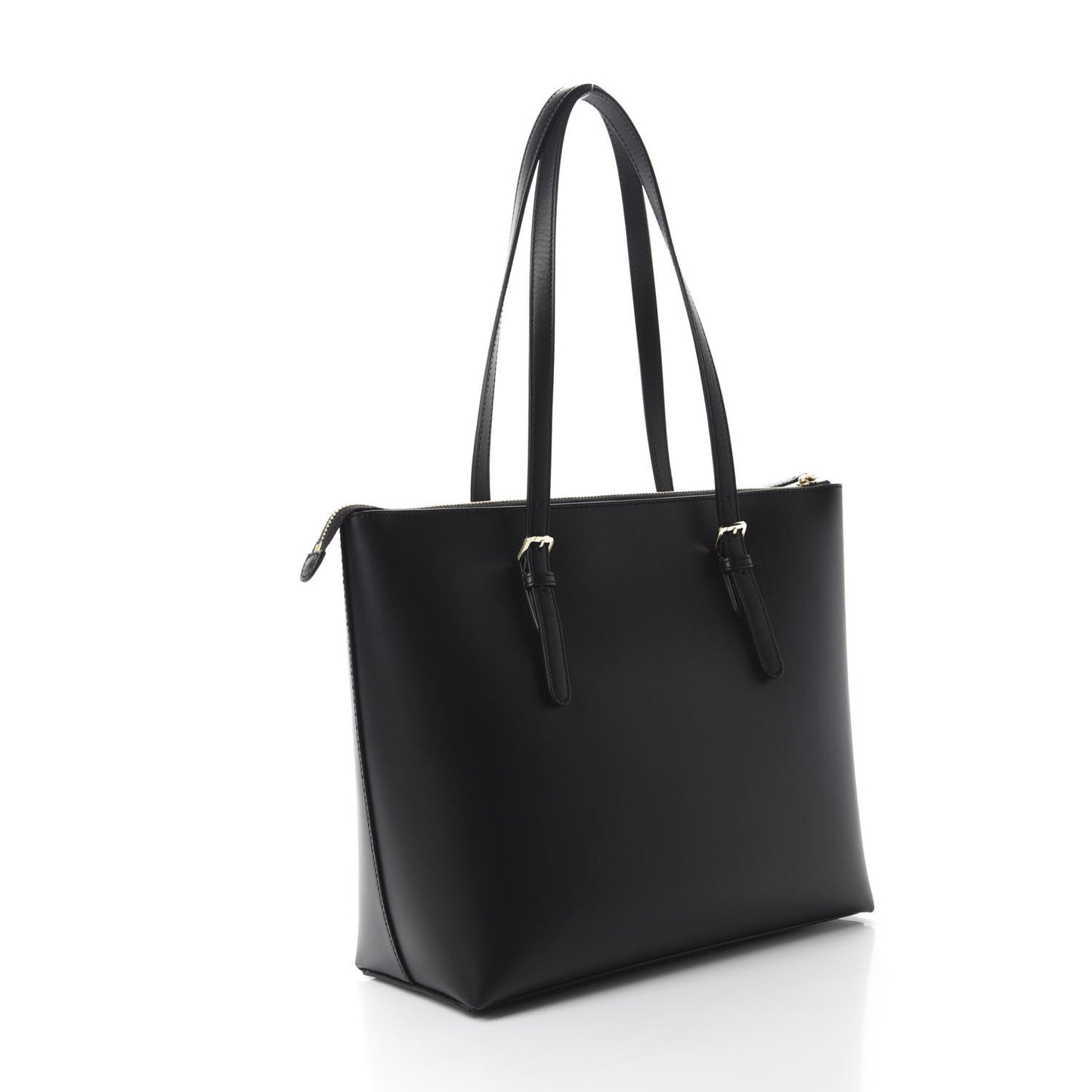 Calfskin Shopping Tote Black
