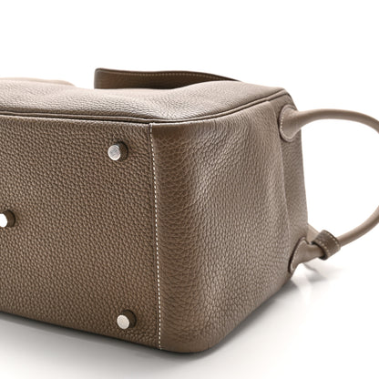 Hermes Taurillon Clemence Lindy 30 Etoupe 10 of 12