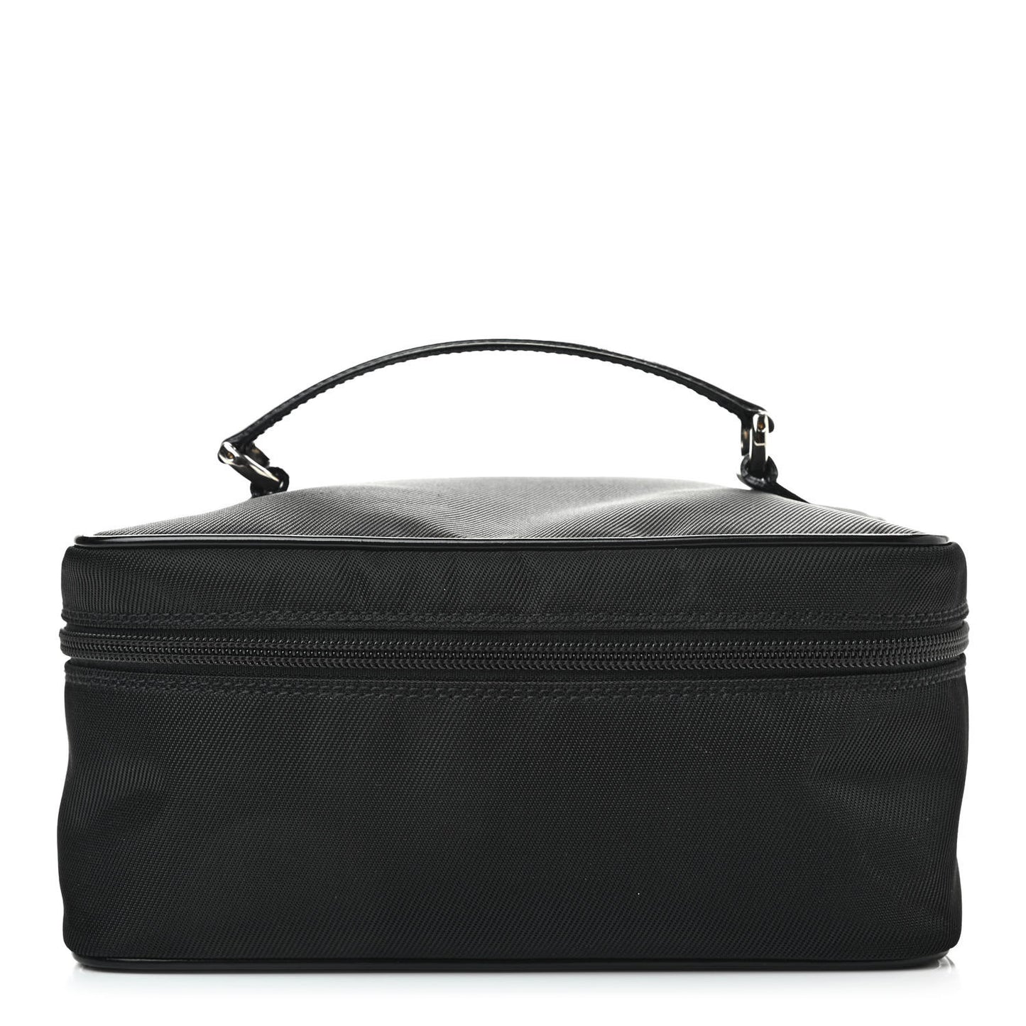 Nylon Bamboo Vanity Case Black