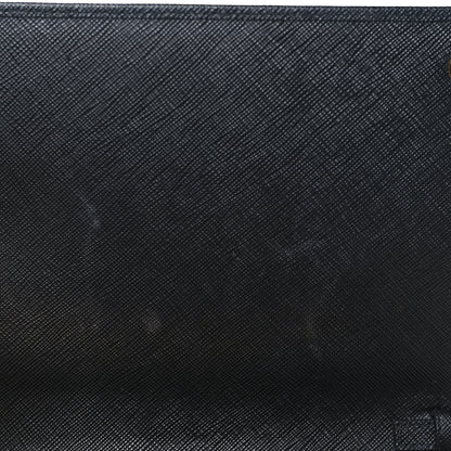 Prada Saffiano Lux Mini Crossbody Bag Black 9 of 10
