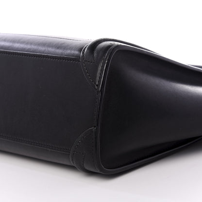 Celine Smooth Calfskin Nano Luggage Black 7 of 8
