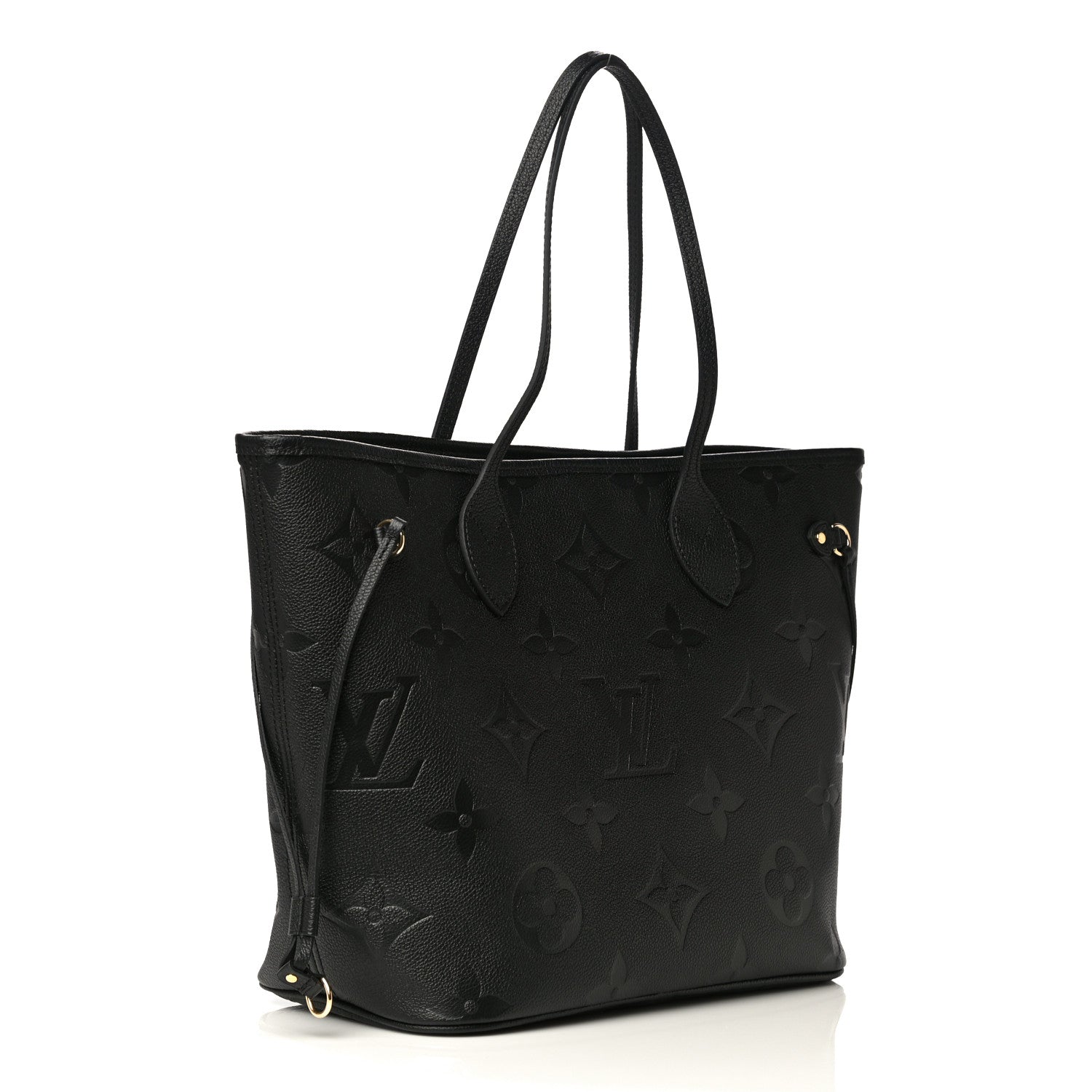 Louis Vuitton Empreinte Monogram Giant Neverfull MM Black 3 of 9