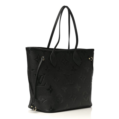 Louis Vuitton Empreinte Monogram Giant Neverfull MM Black 3 of 9