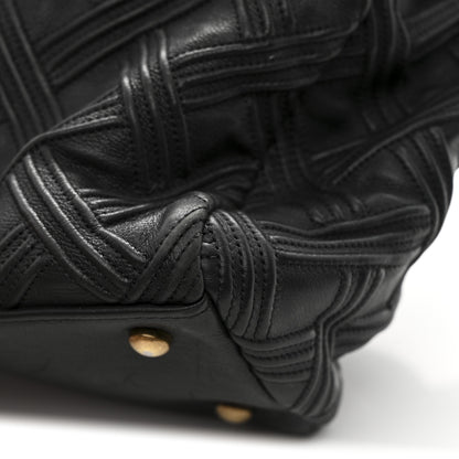 Chanel Calfskin Large Retro Girl Shopping Tote Black 12 of 15