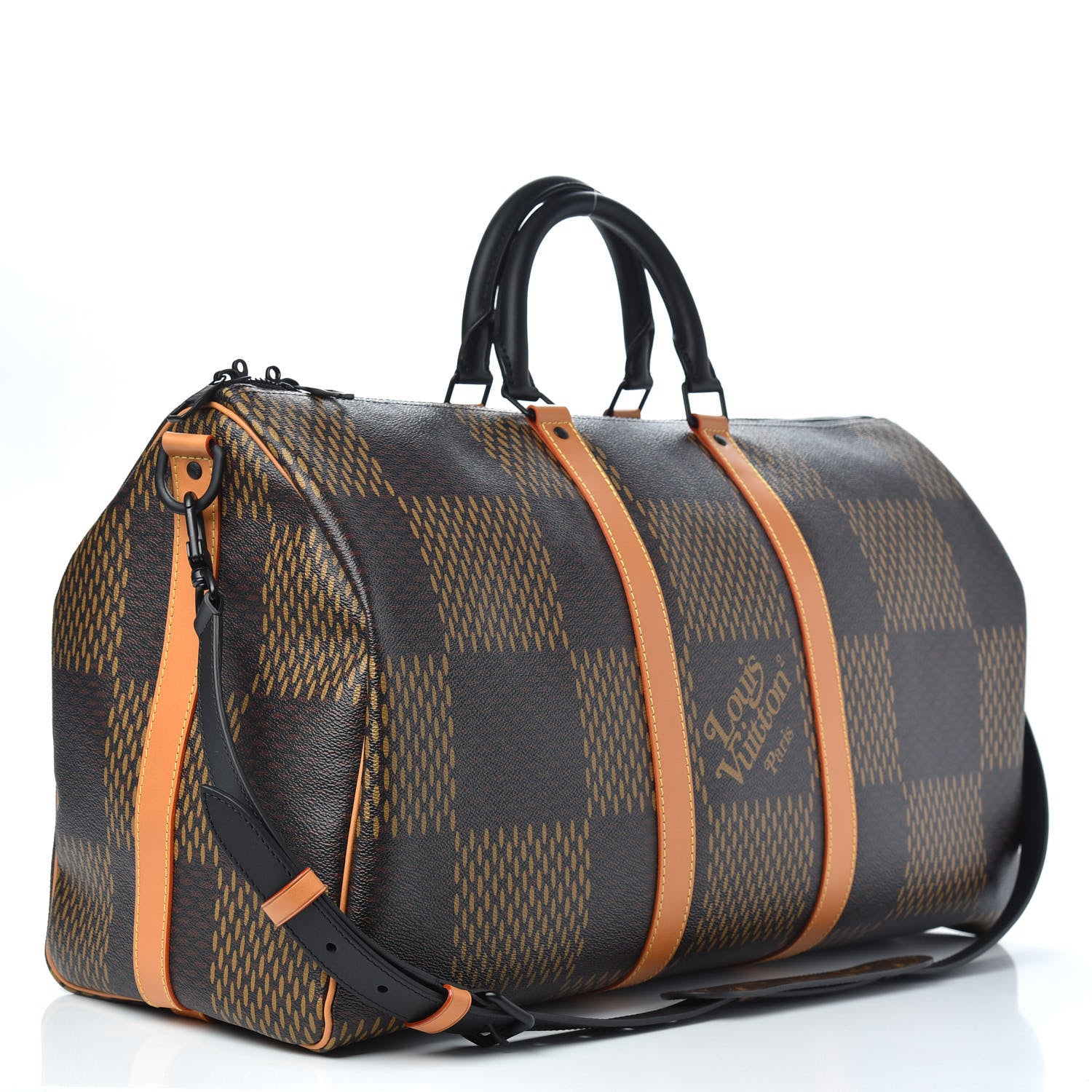 Louis Vuitton X NIGO Giant Damier Ebene Monogram Keepall Bandouliere 50 2 of 8