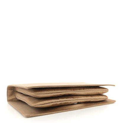 Prada Satin Strap Clutch Gold 4 of 13
