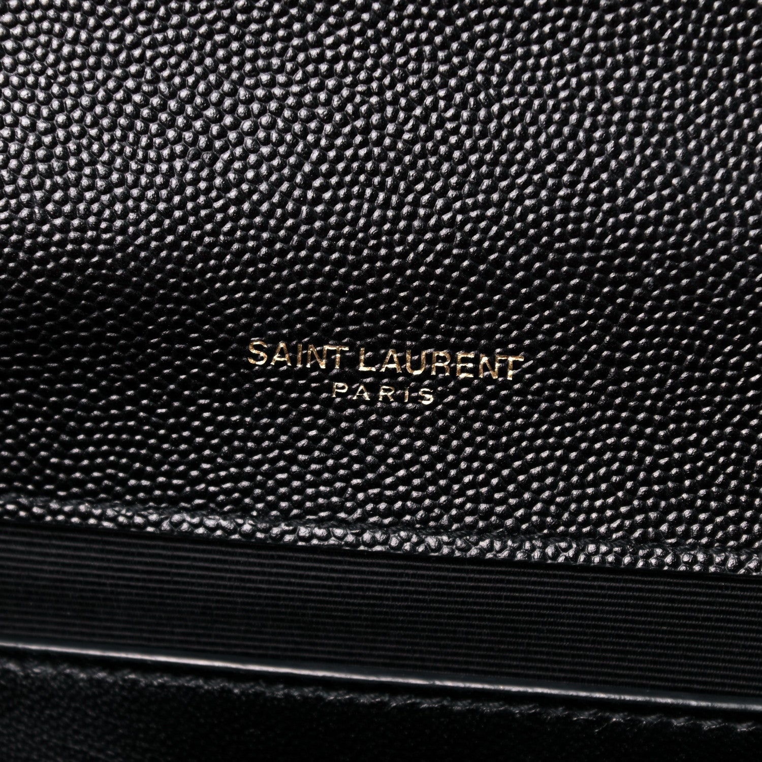 Saint Laurent Grain De Poudre Matelasse Chevron Medium Monogram Satchel Black 7 of 11