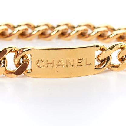 Chanel Metal Chain CC Medallion Belt Gold 3 of 5