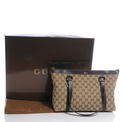 Gucci Monogram Medium Abbey Tote Brown 5 of 9