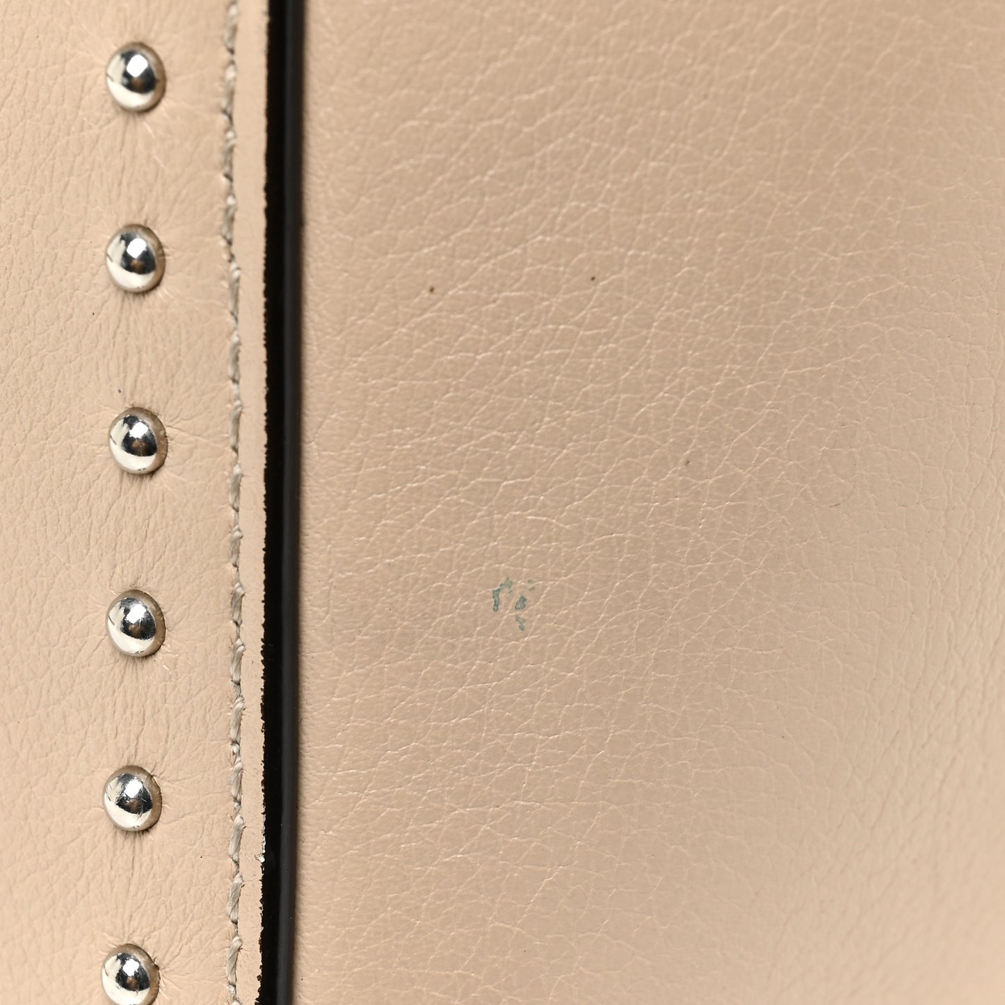 Calfskin Mini Studded Antigona Beige Buff