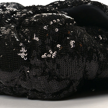 Chanel Sequin Quilted Medium Chanel 19 Flap Black 10 of 11