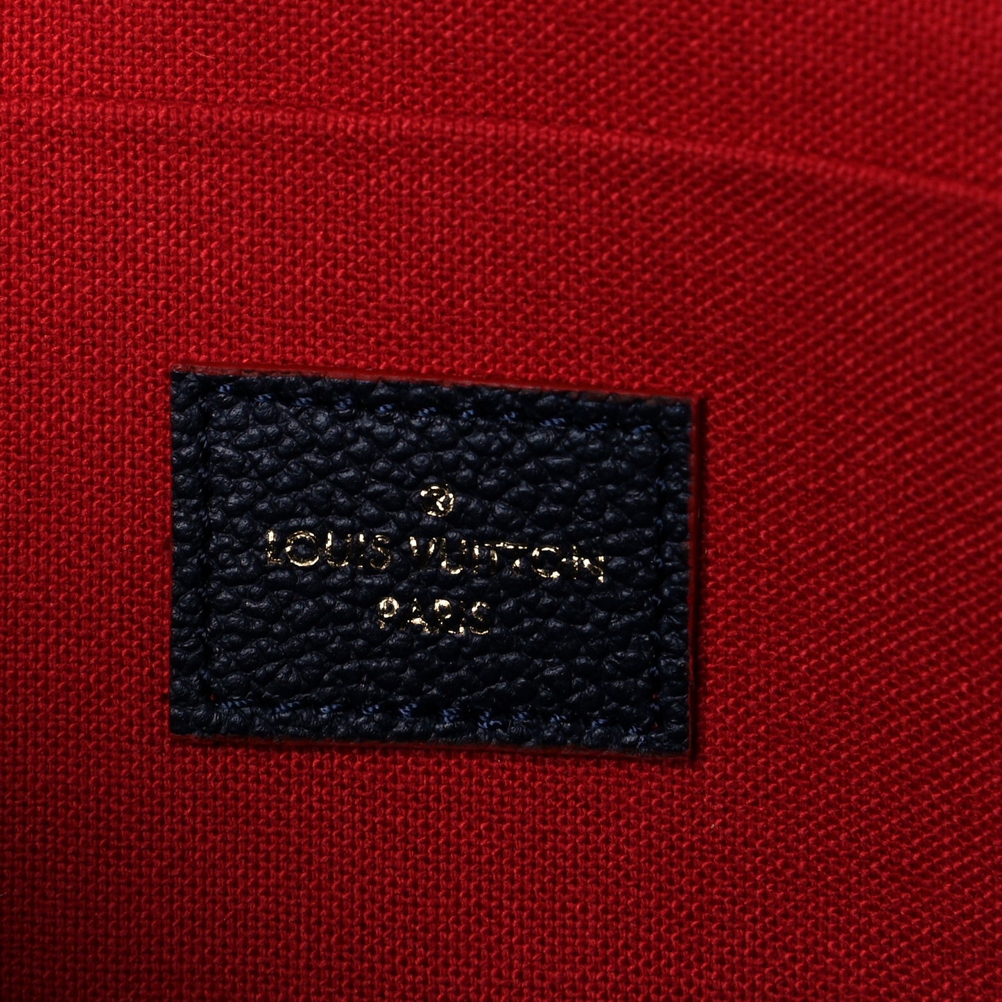 Empreinte Pochette Felicie Chain Wallet Marine Rouge