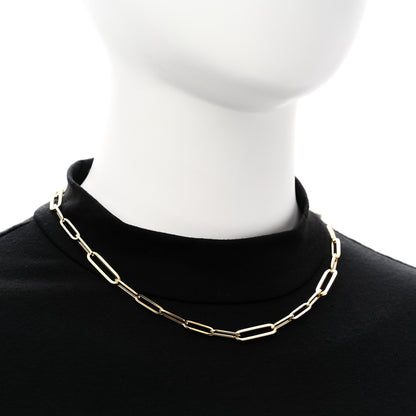 Roberto Coin 18K Yellow Gold Paper Clip Link Necklace 2 of 5