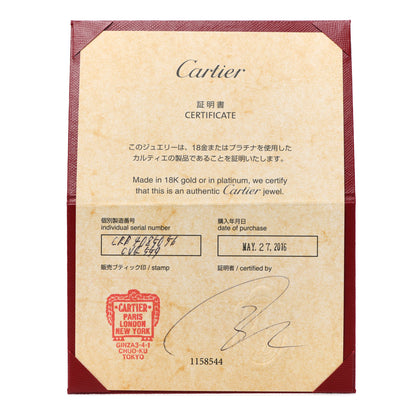 Cartier 18K Yellow Gold 3.5mm LOVE Wedding Band Ring 56 7.5 5 of 5