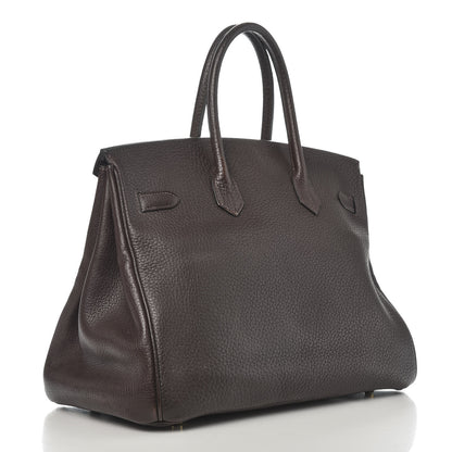 Hermes Fjord Birkin 35 Chocolate 3 of 12
