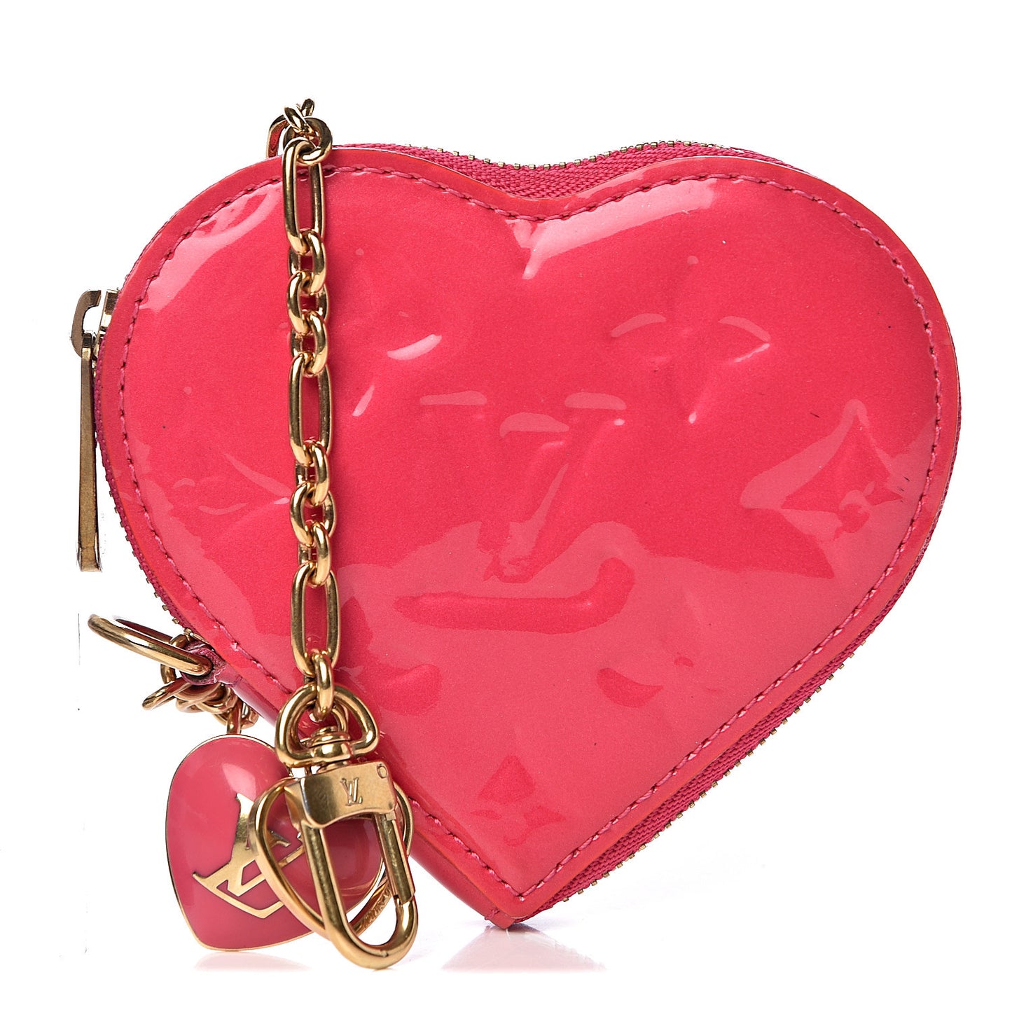 Vernis Heart Coin Purse Rose Pop