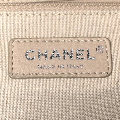 Chanel Mixed Fibers Small Deauville Tote Light Blue 7 of 12