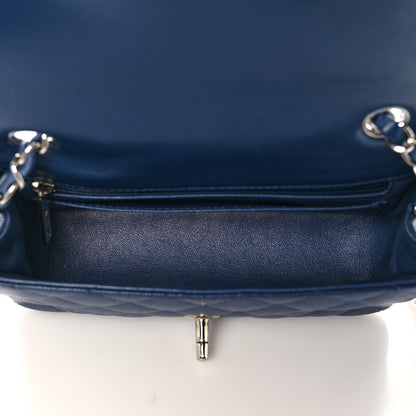 Chanel Caviar Quilted Mini Rectangular Flap Navy 5 of 9