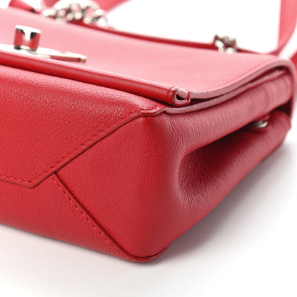 Louis Vuitton Calfskin Lockme II Chain Bag BB Rubis 8 of 8