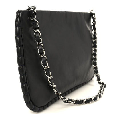 Chanel Calfskin On the Bund Pochette Black 3 of 10