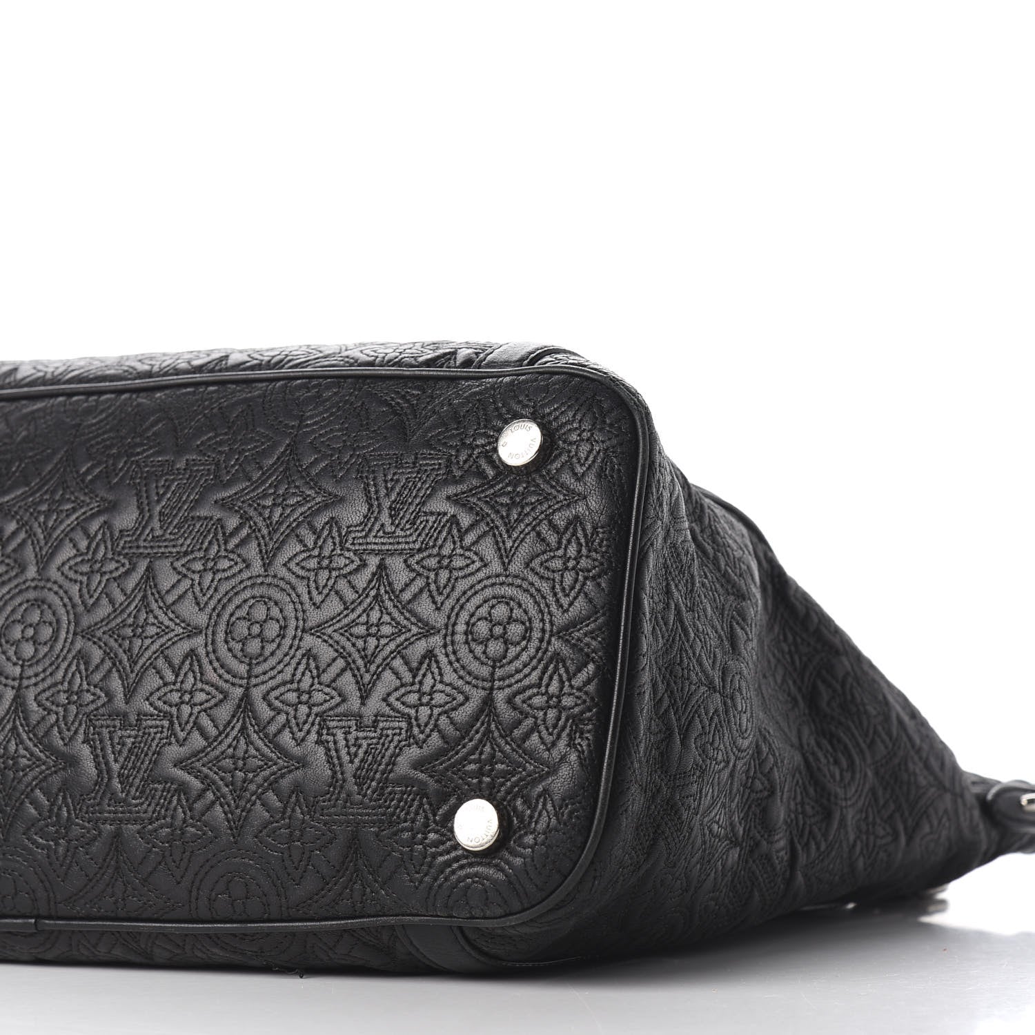 Louis Vuitton Monogram Lambskin Antheia Ixia GM Black 8 of 10