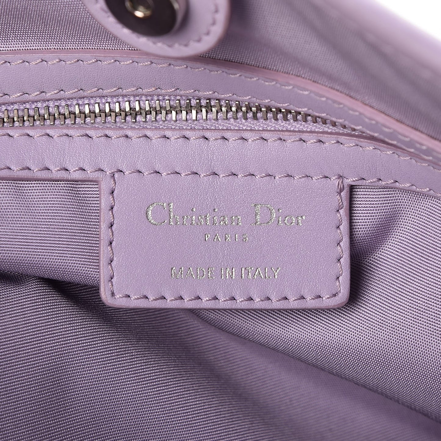 Coated Canvas Cannage Medium Panarea Tote Lilac