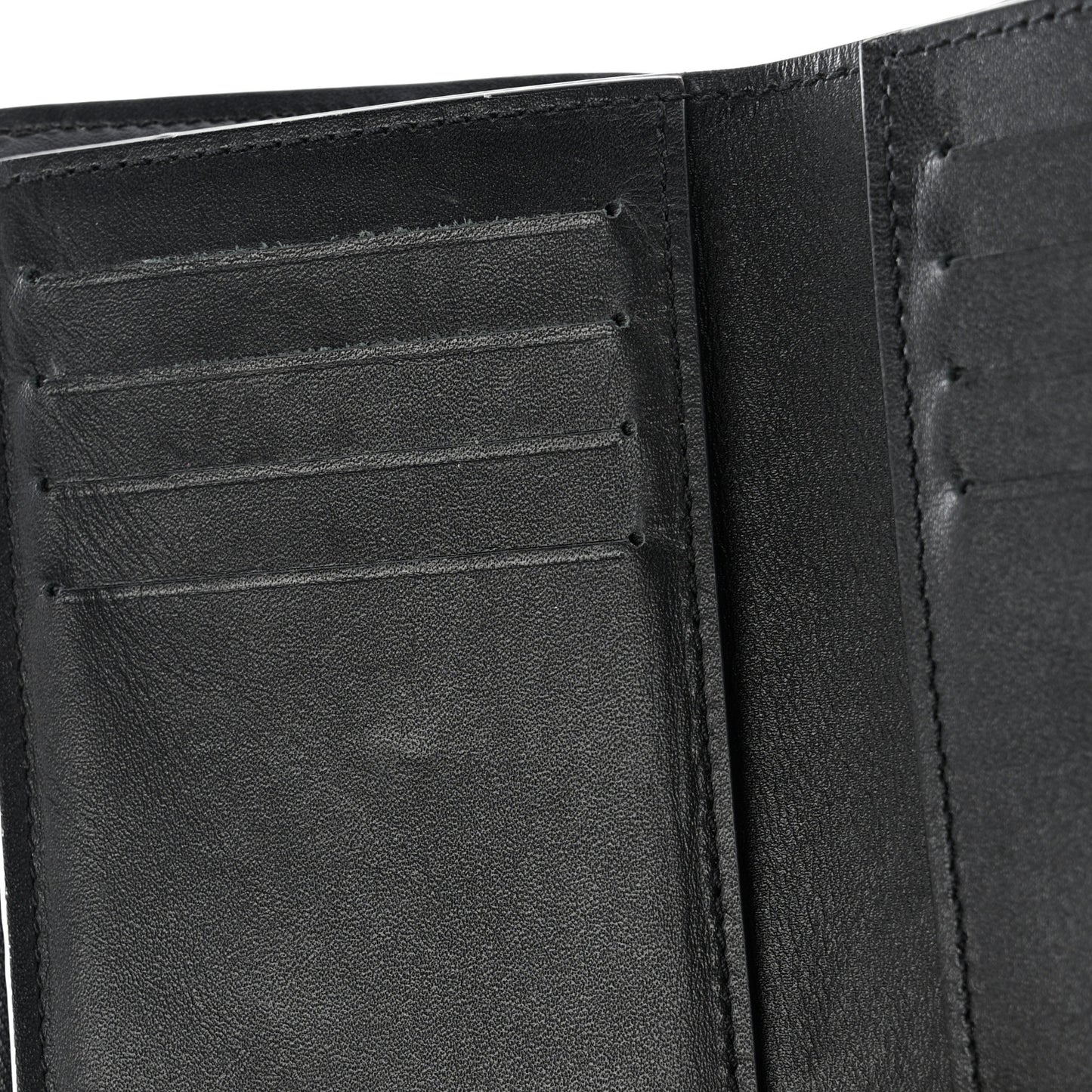 Monogram Flower Lock Compact Wallet Black