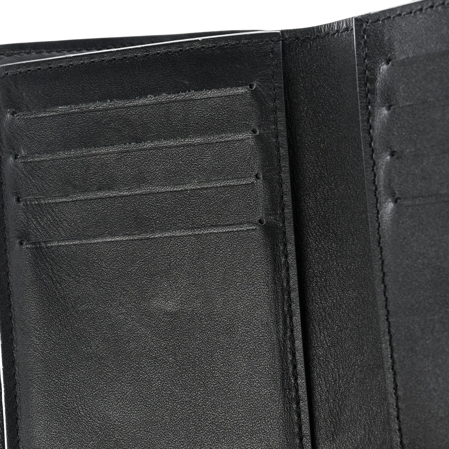 Louis Vuitton Monogram Flower Lock Compact Wallet Black 10 of 12