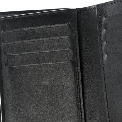 Louis Vuitton Monogram Flower Lock Compact Wallet Black 10 of 12