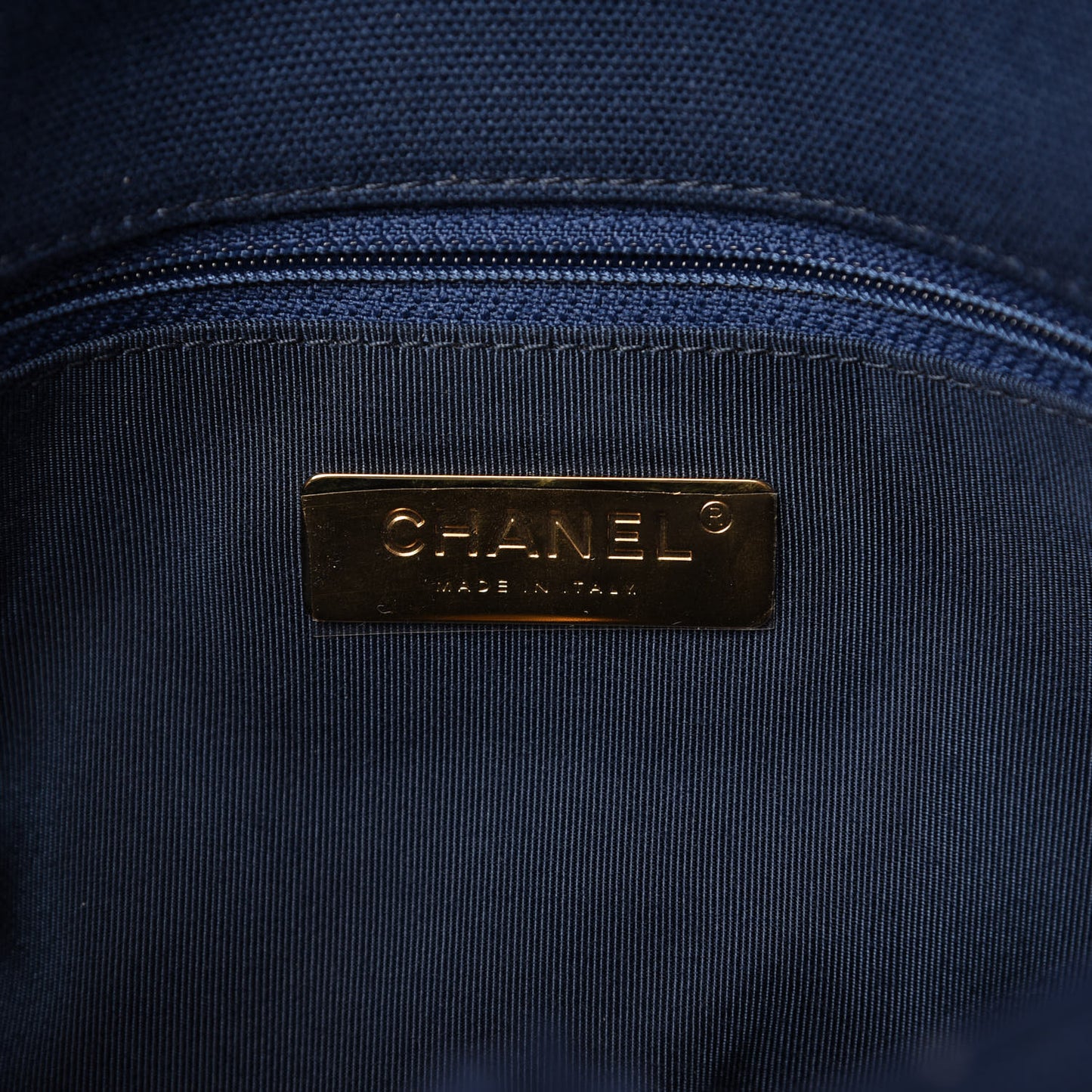 Canvas Quilted Medium Chanel 19 Flap Blue