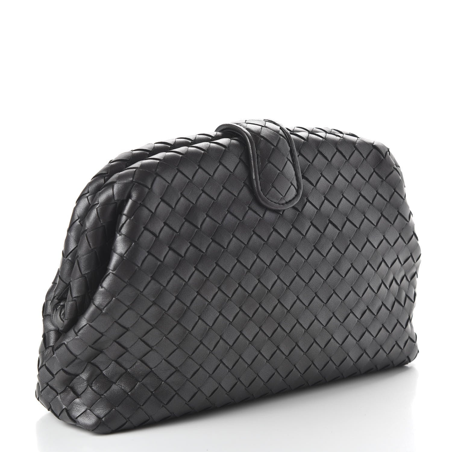 Bottega Veneta Nappa Intrecciato The Lauren 1980 Clutch Ebano 3 of 9