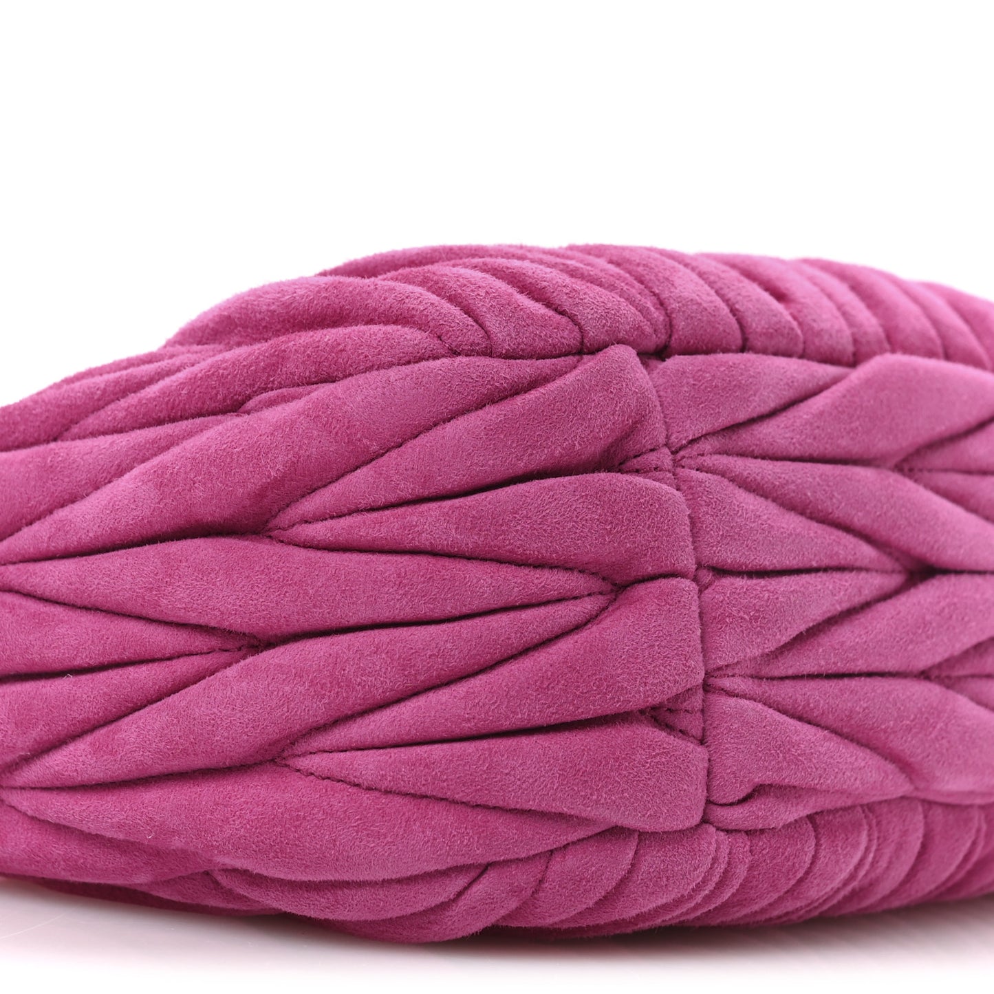 Suede Matelasse Mini Wander Hobo Fuxia