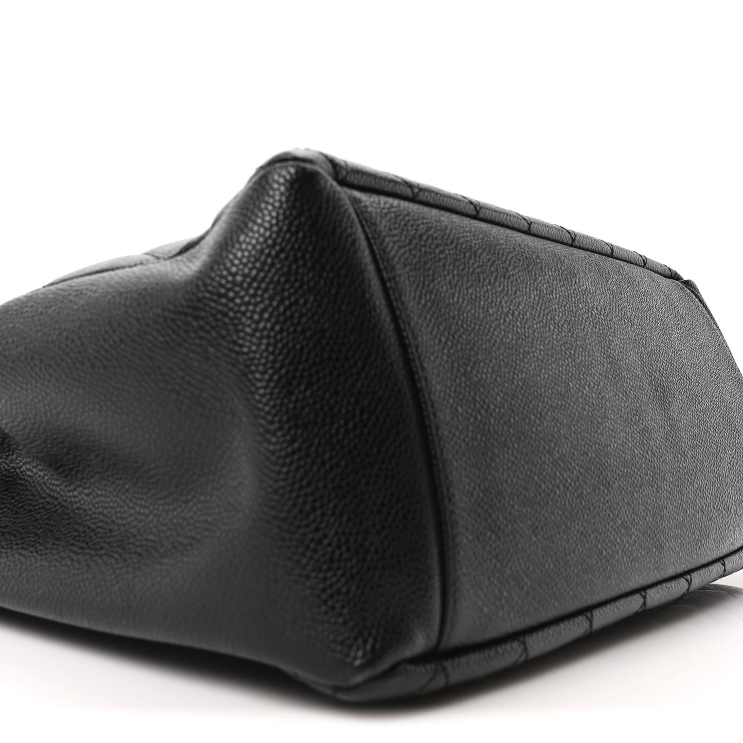 Caviar Quilted Grand Shopping Tote GST Black