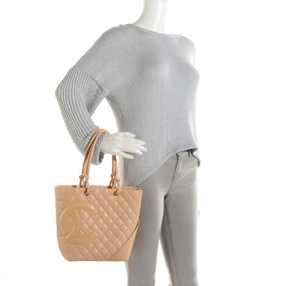 Chanel Calfskin Quilted Medium Cambon Tote Beige 2 of 7