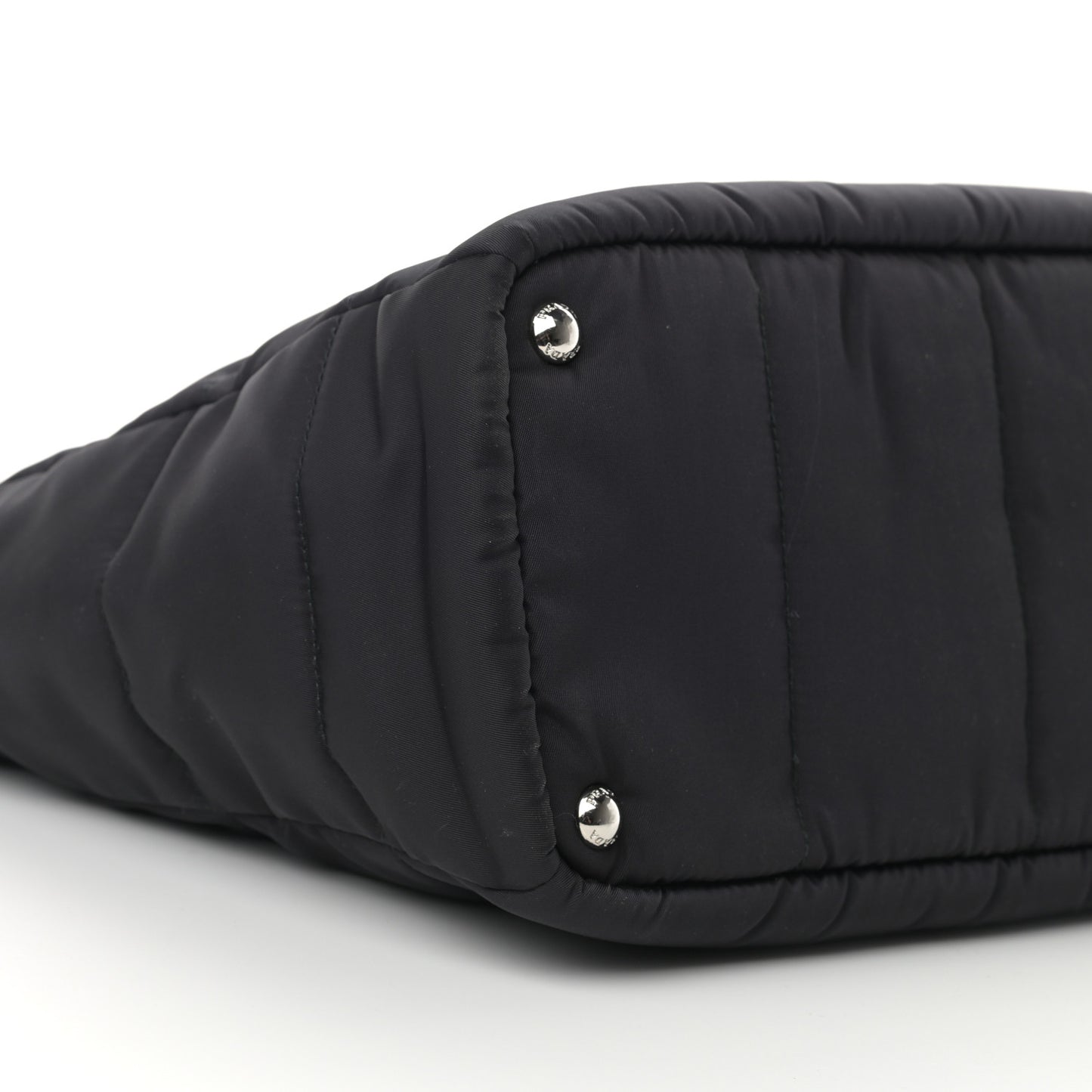 Tessuto Nylon Bomber Tote Black