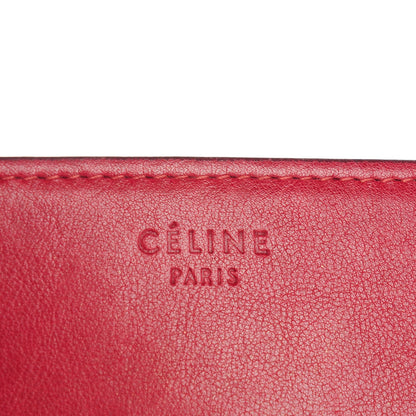 Celine Supple Calfskin Medium Phantom Luggage Red 6 of 9