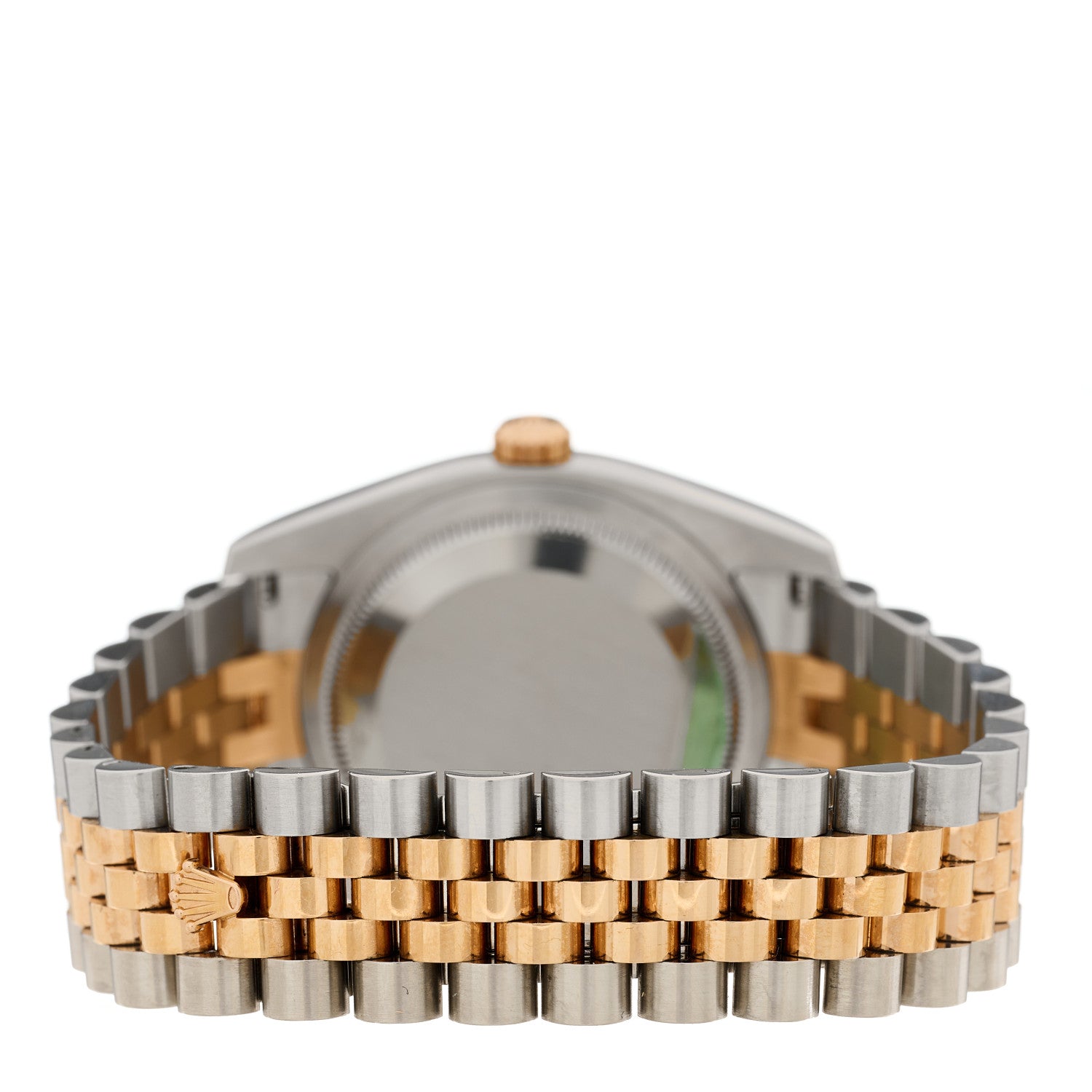 Rolex Stainless Steel 18K Everose Gold Diamond 36mm Oyster Perpetual Datejust Watch Silver 116231 3 of 5