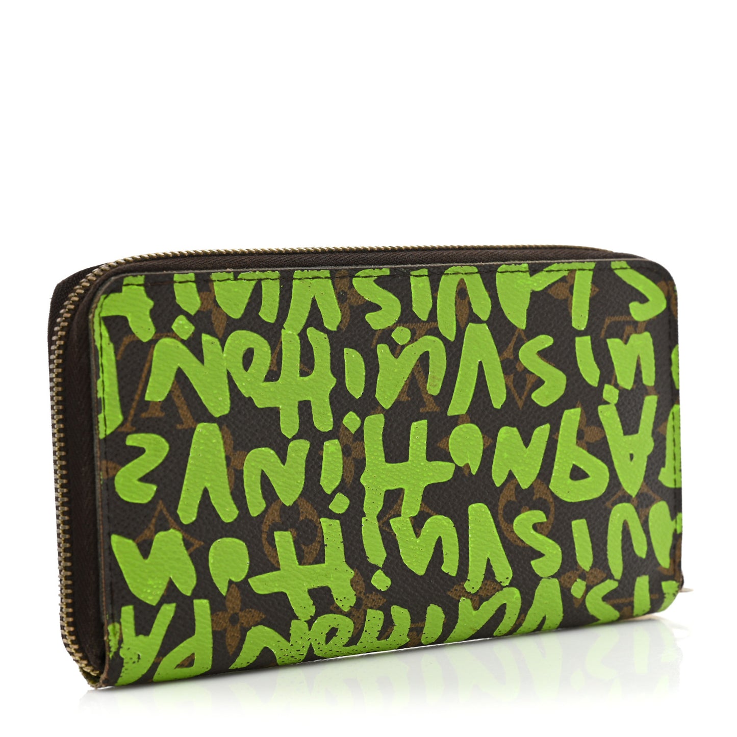 Monogram Graffiti Zippy Wallet Green